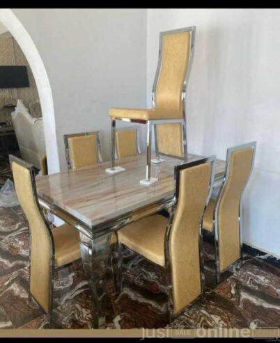 Six seater Marble Dining Table For Sale | Alaba