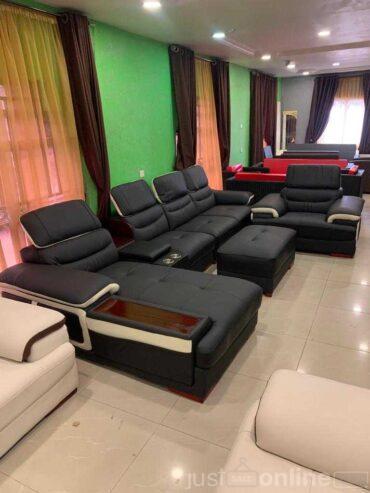 Set of L shape sofa chair for sale at Ojo Alaba market