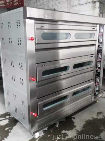 Gas 9trays oven 3deck