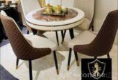 4 sitters marble dinning table for sale at ojo Alaba ma