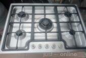 London used built in cabinet five burner gas cooker