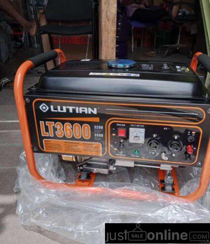 Brand New Lutian 3.5KVA Manual Start Petrol Generator L