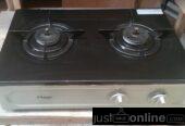 Two burner gas stove for sale at alaba market