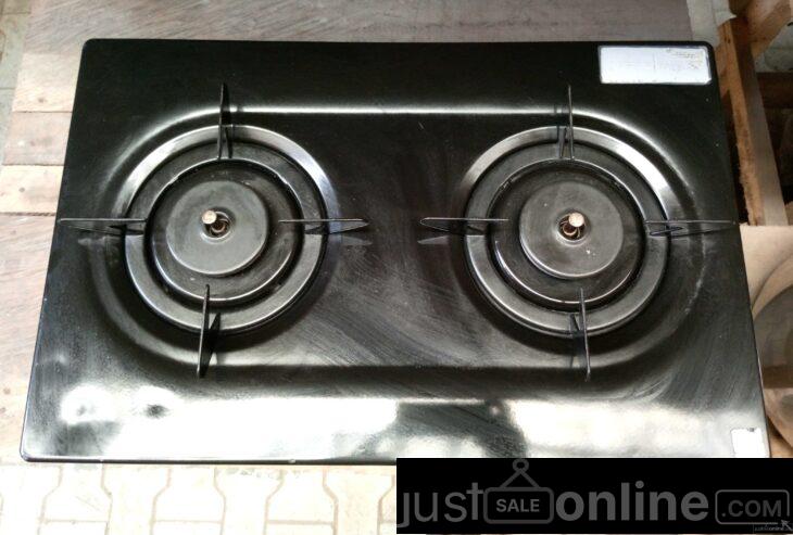 Two burner gas stove for sale at alaba market