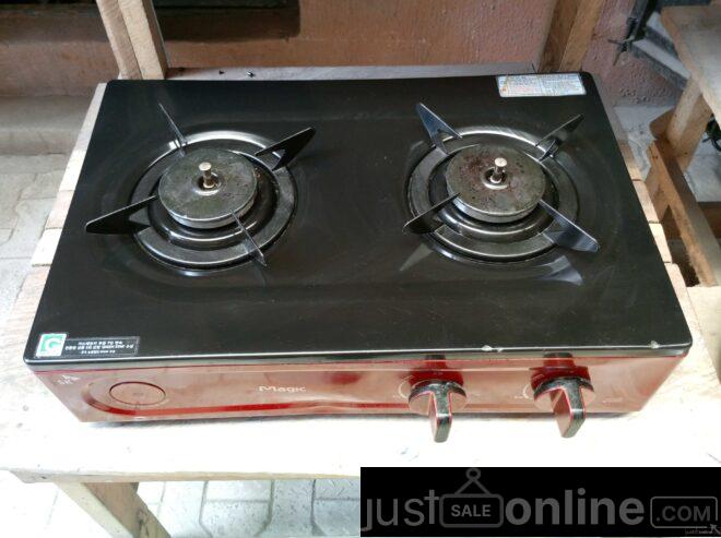 Two burner with sensor for sale at alaba market