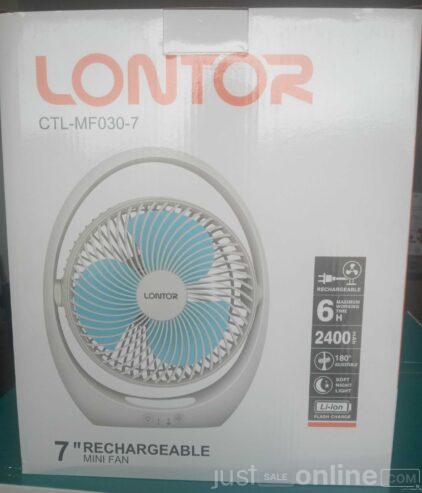 7″ RECHARGEABLE MINI FAN IN LAGOS