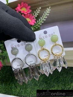 Korean stock earrings for sale at tradefair