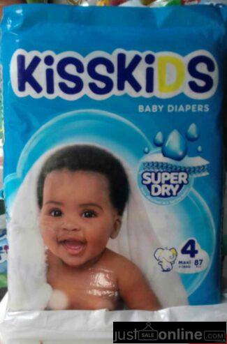 Kisskid Baby Diapers for sale at trade fair market