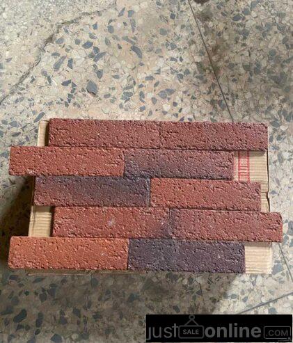 Brick tiles for walls and pillars – Orile Coker