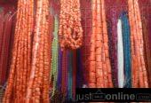 Coral bead for sale at tradefair market