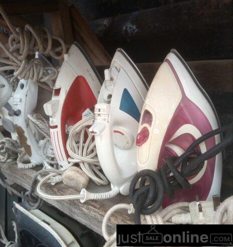 Electric pressing iron for sale at alaba market