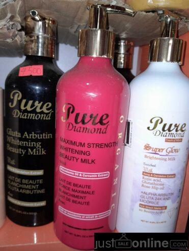 Pure Diamond Lotion Wholesale at Tradefair Lagos