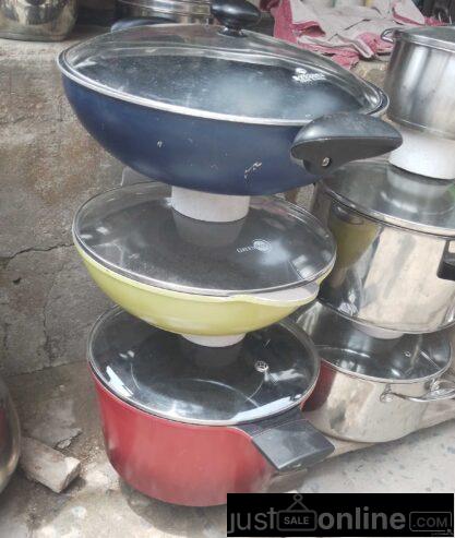 Non stick pot for sale at alaba market