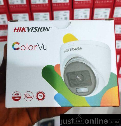 Hikvision indoor and outdoor color vu voice wired camer