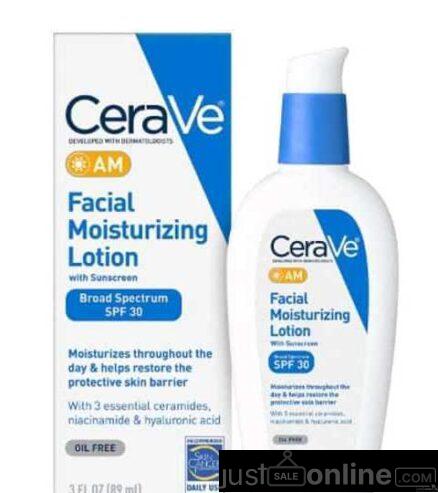 Cerave products for sales at trade fair market