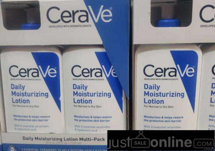 Cerave products for sales at trade fair market