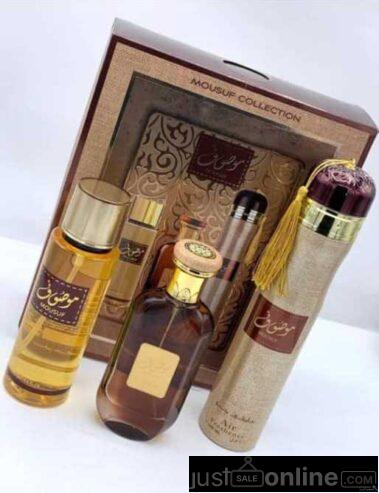 Mousuf perfume set for sale at tradefair market