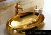 Luxury Oval Gold Hand Washing Sink – Orile Coker