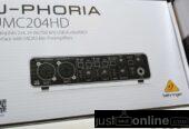 Behringer euphoria 204HD sound card for sale at ojo ala