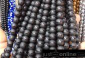 Tiger eye beads for sale at trade fair market