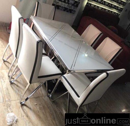 Glass dining table and chairs | available in Ojo Alaba