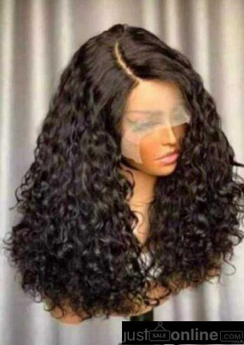 12inches full frontal deep wave human hair wig for sale – Lagos