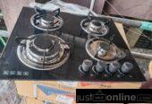 4 burner gas cooker for sale at trade fair market