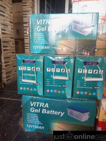 Solar vitra battery 220ahs