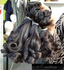 Human hair for sale at international trade fair Lagos