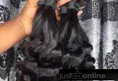 Human hair for sale at international trade fair Lagos