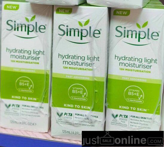 Simple hydrating light moisturizer for sale at trade fa