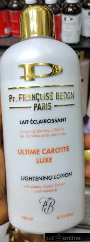 Pr Francoise Bedon Lightening Milk Wholesale at Trade Fair Market – Lagos