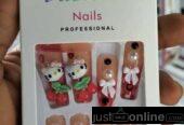 Press on nails for sale at trade fair Lagos