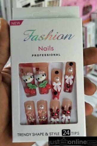 Press on nails for sale at trade fair Lagos