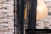 Box braids with double beed sell in tradefair