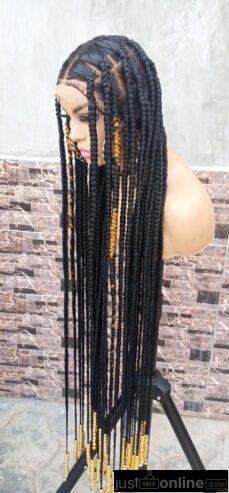 Box braids with double beed sell in tradefair