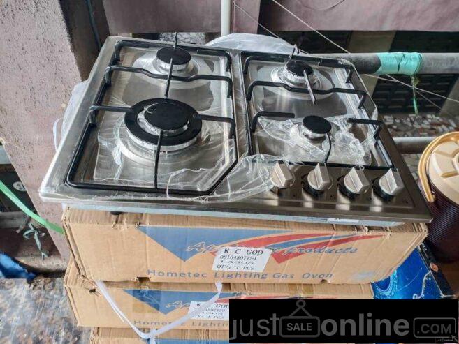 4 burner gas cooker for sale at trade fair market