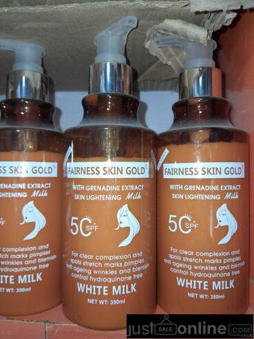 Fairness skin gold body lotion for sale at tradefair ma