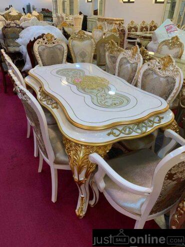Royal Dining Table With Chairs Available – Ojo Alaba