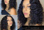 12inches full frontal deep wave human hair wig for sale – Lagos