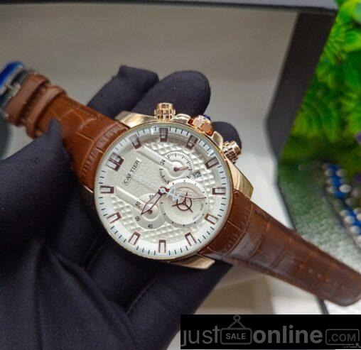 Cartier wrist watch for sale at trade fair