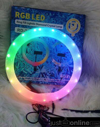 10 inches RGB ringlight for sale at tradefair