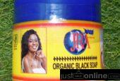 All home of Ghana soap and cream for sale at trade fair