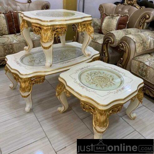 Royal center table with stool – Ojo Alaba Lagos