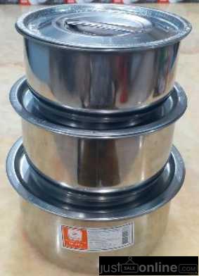 Steel set of pots for sale ikorodu