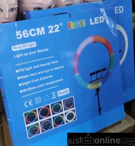 RGB and led ring light for sale at trade Fair