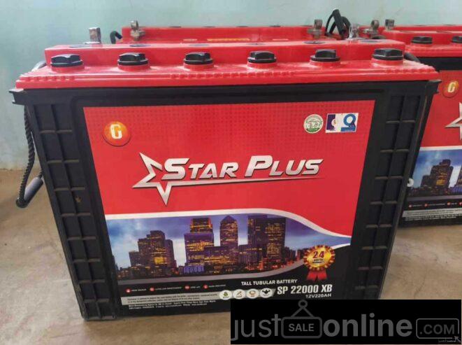 Star plus tubular Battery