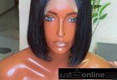 Single drawn human hair bob for at trade fair market