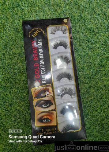 7 in1 mink hair Lashes for sale at Trade fair