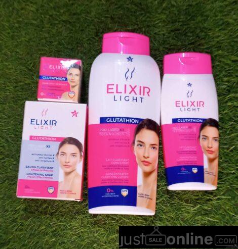 ELIXIR Light lotion ,soap and face cream for all skin